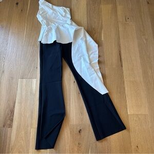 Chiara Boni Black and White Women's Jumpsuit 42 (12)